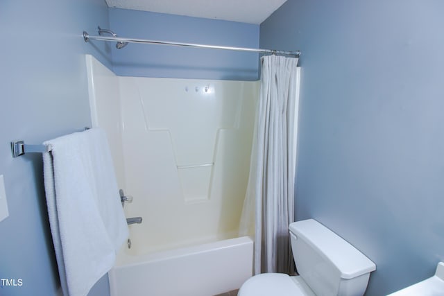 1806 Stroll Cir, Fuquay Varina, NC 27526 - full bath featuring shower / bath combo and toilet