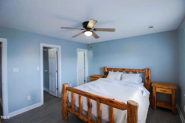 1806 Stroll Cir, Fuquay Varina, NC 27526 - bedroom with wood finished floors, baseboards, and a ceiling fan