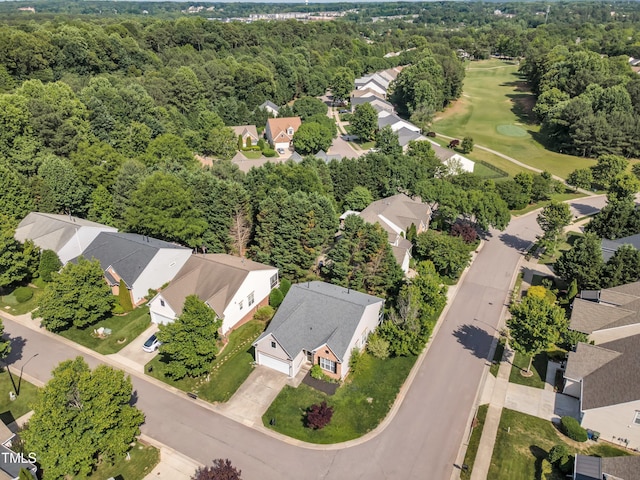 3400 Secretariat Way, Raleigh, NC 27614 - aerial perspective of suburban area featuring a forest