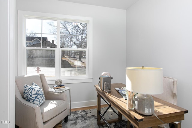1514 W Knox St, Durham, NC 27705 - office with wood finished floors and baseboards