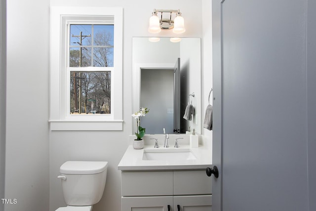 1514 W Knox St, Durham, NC 27705 - bathroom with toilet and vanity