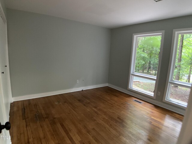 102 Pebble Ct, Chapel Hill, NC 27516 - empty room featuring wood finished floors and baseboards