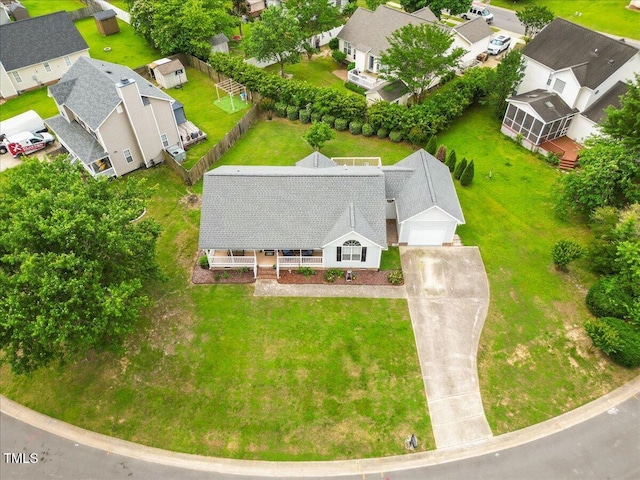 124 Roscommon Ln, Clayton, NC 27520 - aerial perspective of suburban area