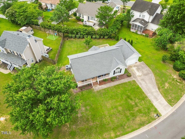 124 Roscommon Ln, Clayton, NC 27520 - aerial perspective of suburban area