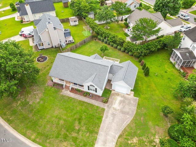 124 Roscommon Ln, Clayton, NC 27520 - aerial view of residential area