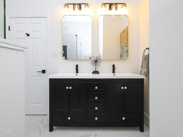 2106 University Dr, Durham, NC 27707 - bathroom with double vanity