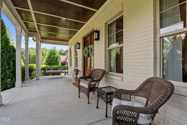 1412 Wakefield Farm Rd, Zebulon, NC 27597 - view of porch