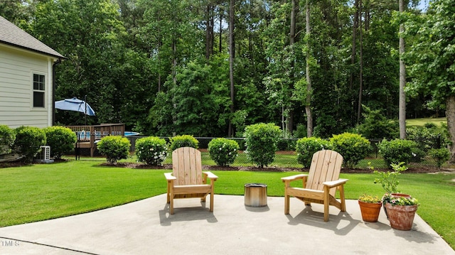 1412 Wakefield Farm Rd, Zebulon, NC 27597 - view of patio / terrace