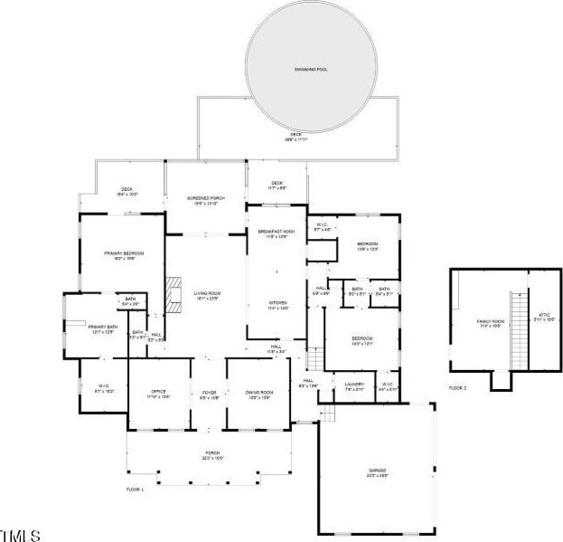 1412 Wakefield Farm Rd, Zebulon, NC 27597 - room layout