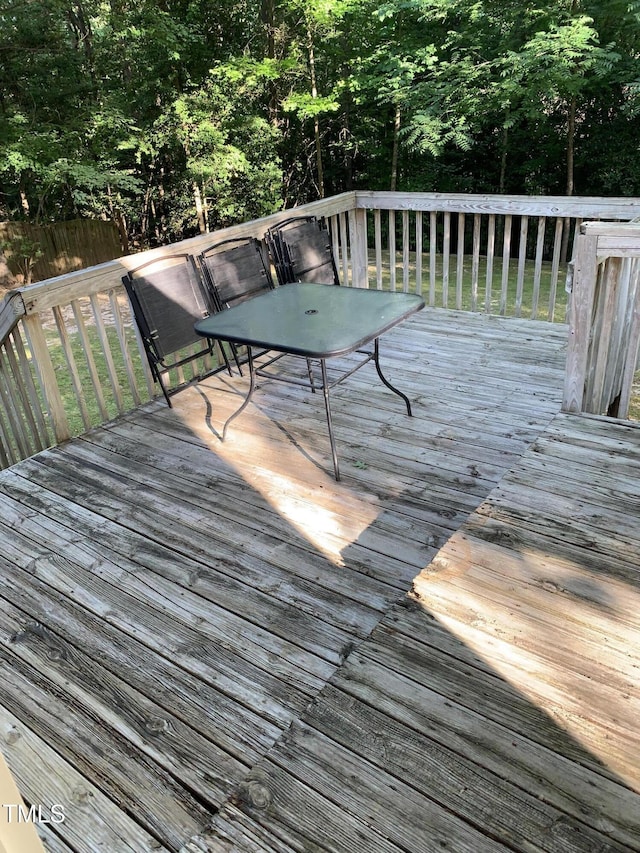 352 Riverstone Dr, Clayton, NC 27527 - view of wooden deck