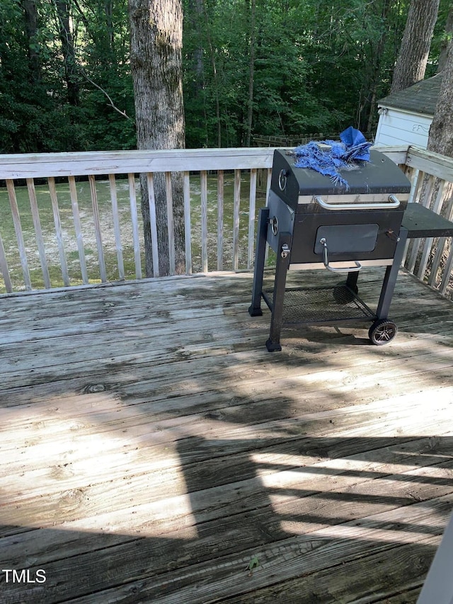 352 Riverstone Dr, Clayton, NC 27527 - view of wooden deck