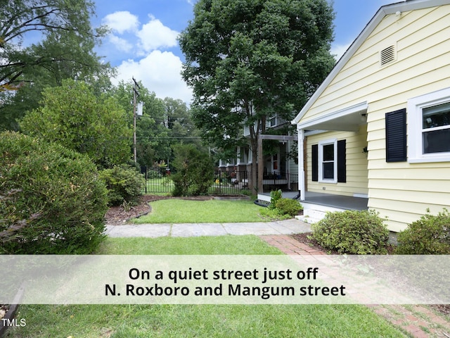 1410 Shawnee St, Durham, NC 27701 - view of yard