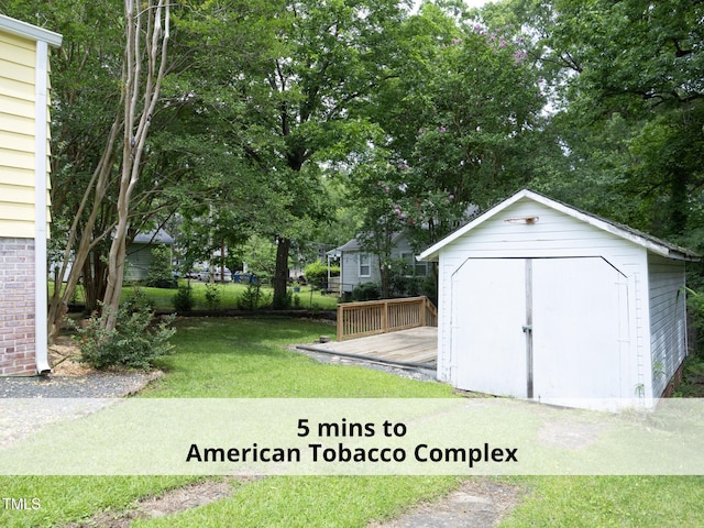 1410 Shawnee St, Durham, NC 27701 - view of shed