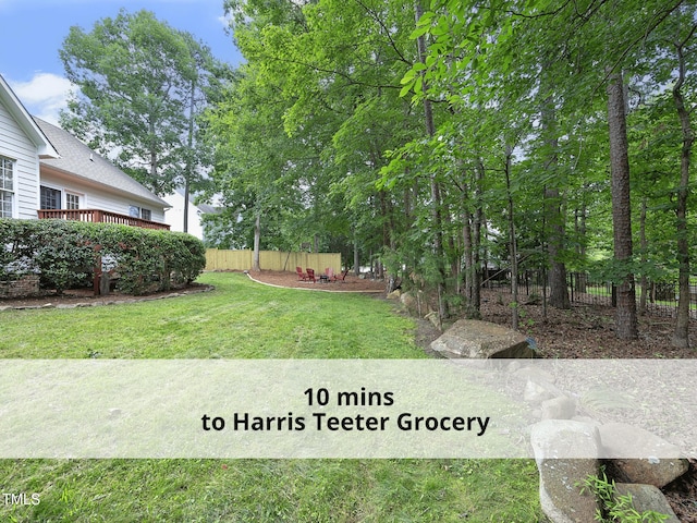 603 Red Cedar Cir, Durham, NC 27712 - view of yard