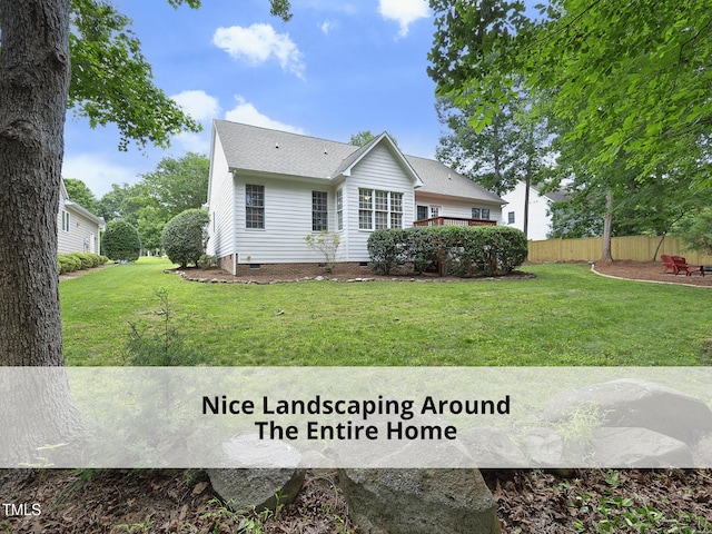 603 Red Cedar Cir, Durham, NC 27712 - view of front of house featuring crawl space