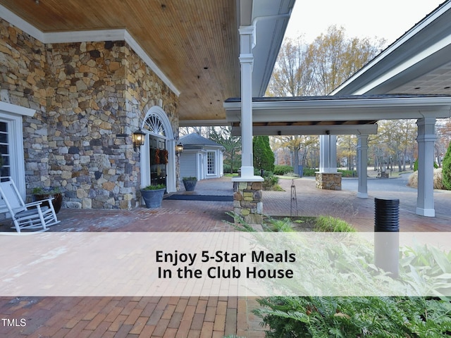 603 Red Cedar Cir, Durham, NC 27712 - view of patio
