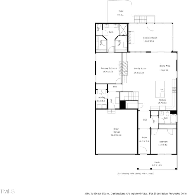 245 Tumbling River Dr, Wendell, NC 27591 - property floor plan