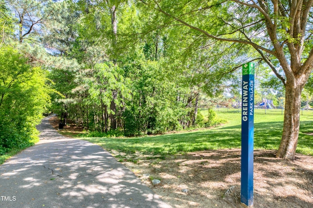 203 Halls Mill Dr, Cary, NC 27519 - surrounding community with a lawn