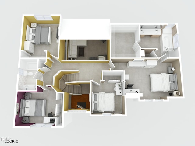 203 Halls Mill Dr, Cary, NC 27519 - room layout