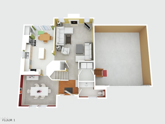 203 Halls Mill Dr, Cary, NC 27519 - floor plan / room layout