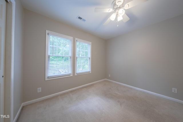 203 Halls Mill Dr, Cary, NC 27519 - carpeted empty room featuring ceiling fan and baseboards