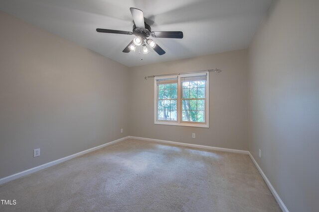 203 Halls Mill Dr, Cary, NC 27519 - carpeted spare room with ceiling fan and baseboards