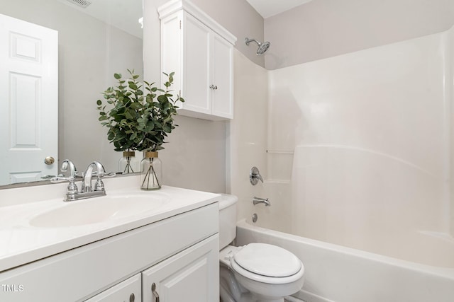 8512 Erinsbrook Dr, Raleigh, NC 27617 - full bath featuring toilet, vanity, and shower / bath combination
