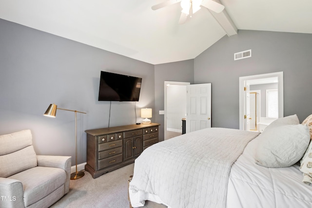 3304 Buck Run Trl, Wake Forest, NC 27587 - bedroom with light colored carpet and ceiling fan