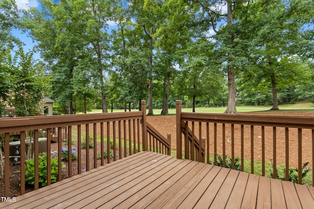 95113 Vance Knls, Chapel Hill, NC 27517 - deck featuring view of scattered trees