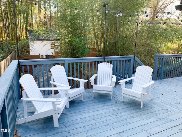 2907 University Dr, Durham, NC 27707 - view of wooden terrace