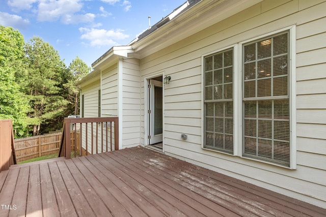 7936 Milltrace, Raleigh, NC 27615 - view of deck