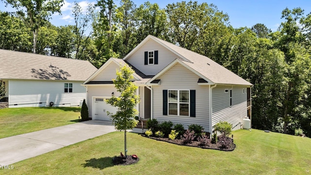 159 Clear Water Rd, Louisburg, NC 27549 - traditional home featuring a garage, driveway, and a front yard