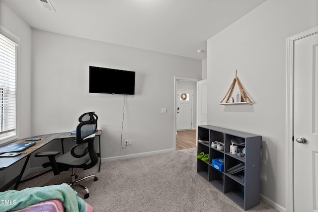 159 Clear Water Rd, Louisburg, NC 27549 - office area with carpet and baseboards