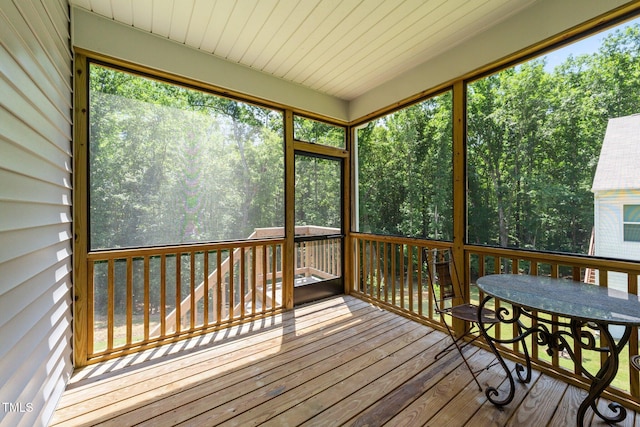 159 Clear Water Rd, Louisburg, NC 27549 - view of unfurnished sunroom