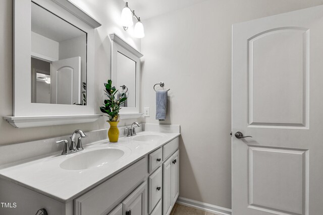 1577 Tice Hurst Ln, Apex, NC 27502 - bathroom featuring double vanity