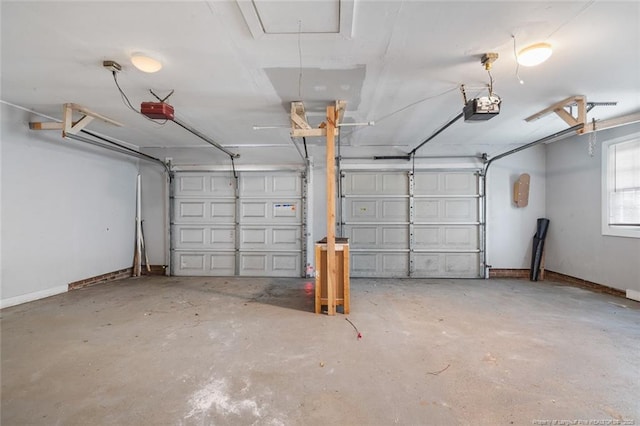 1720 Paisley Ave, Fayetteville, NC 28304 - garage with a garage door opener and baseboards