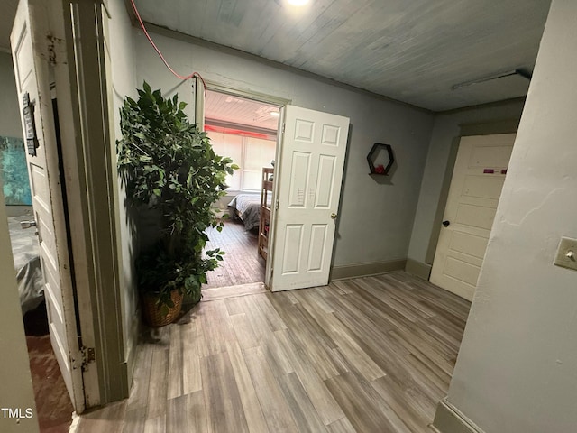 109 N 2nd St, Sanford, NC 27330 - foyer entrance with wood finished floors and baseboards