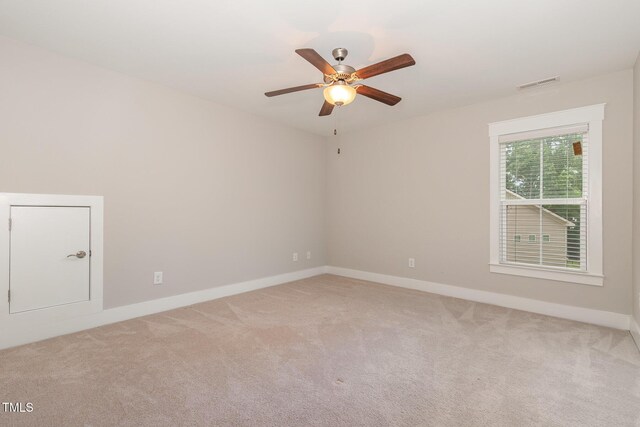 90 Starwood Dr, Garner, NC 27529 - unfurnished room featuring light carpet, ceiling fan, and baseboards