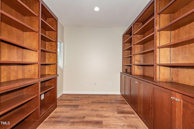 112 Lancaster Dr, Chapel Hill, NC 27517 - corridor with baseboards, wood finished floors, and recessed lighting