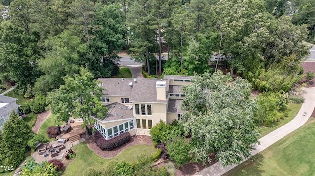 112 Lancaster Dr, Chapel Hill, NC 27517 - view from above of property