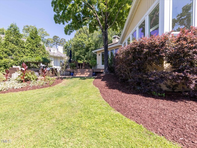 112 Lancaster Dr, Chapel Hill, NC 27517 - view of green lawn