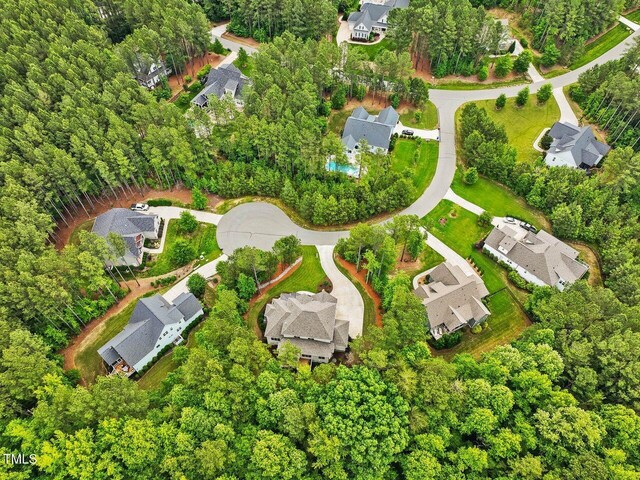 67 Spring Hollow Ct, Pittsboro, NC 27312 - aerial overview of property's location featuring nearby suburban area