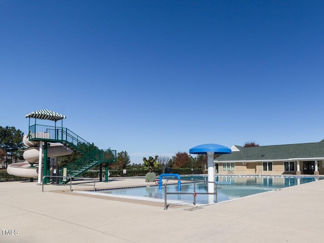 67 Spring Hollow Ct, Pittsboro, NC 27312 - community pool with a patio area and stairway