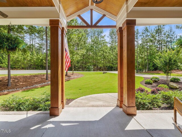 67 Spring Hollow Ct, Pittsboro, NC 27312 - view of patio