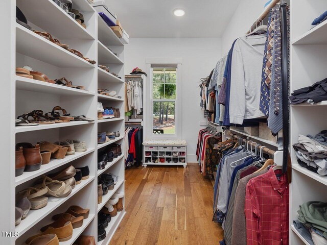 67 Spring Hollow Ct, Pittsboro, NC 27312 - spacious closet featuring light wood-style floors