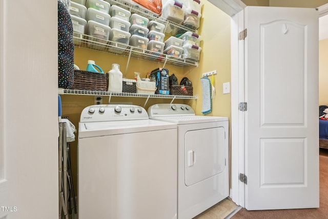 9808 Rainsong Dr, Wake Forest, NC 27587 - laundry room featuring washing machine and dryer