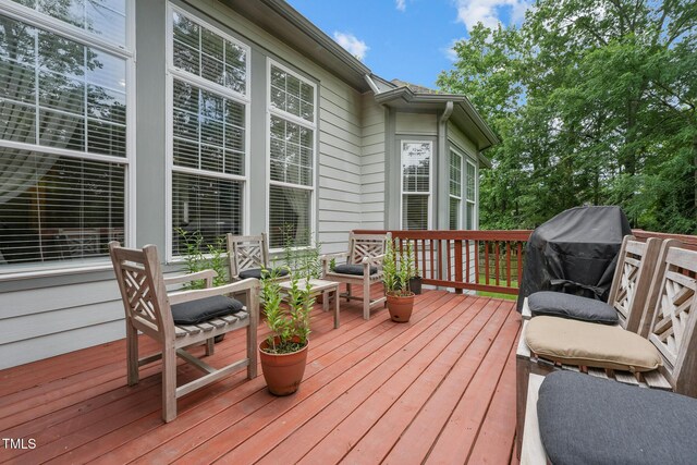 7 Teahouse Ct, Durham, NC 27707 - deck with area for grilling