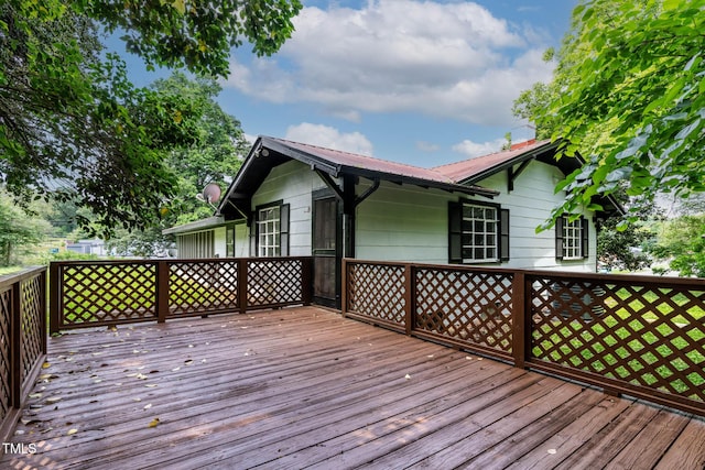 519 W Raleigh St, Siler City, NC 27344 - view of wooden terrace
