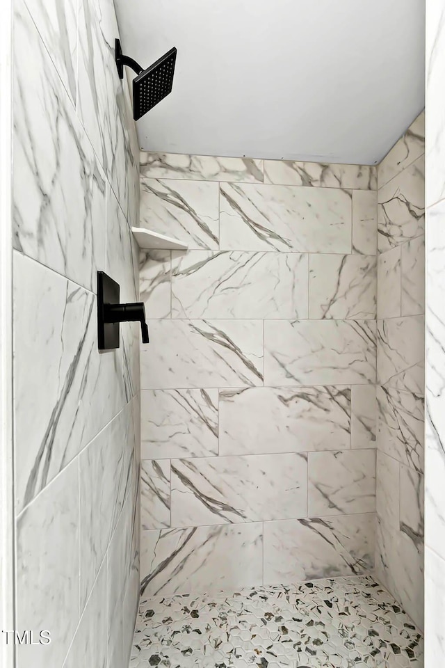 519 W Raleigh St, Siler City, NC 27344 - bathroom with tiled shower