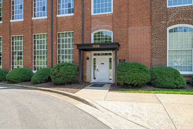1535 Caraleigh Mills Ct Unit 210, Raleigh, NC 27603 - property entrance with brick siding